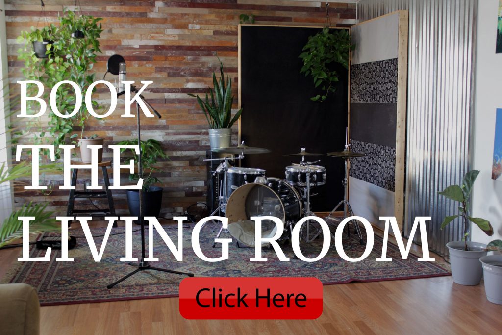 living room recording studio at American sushi recording